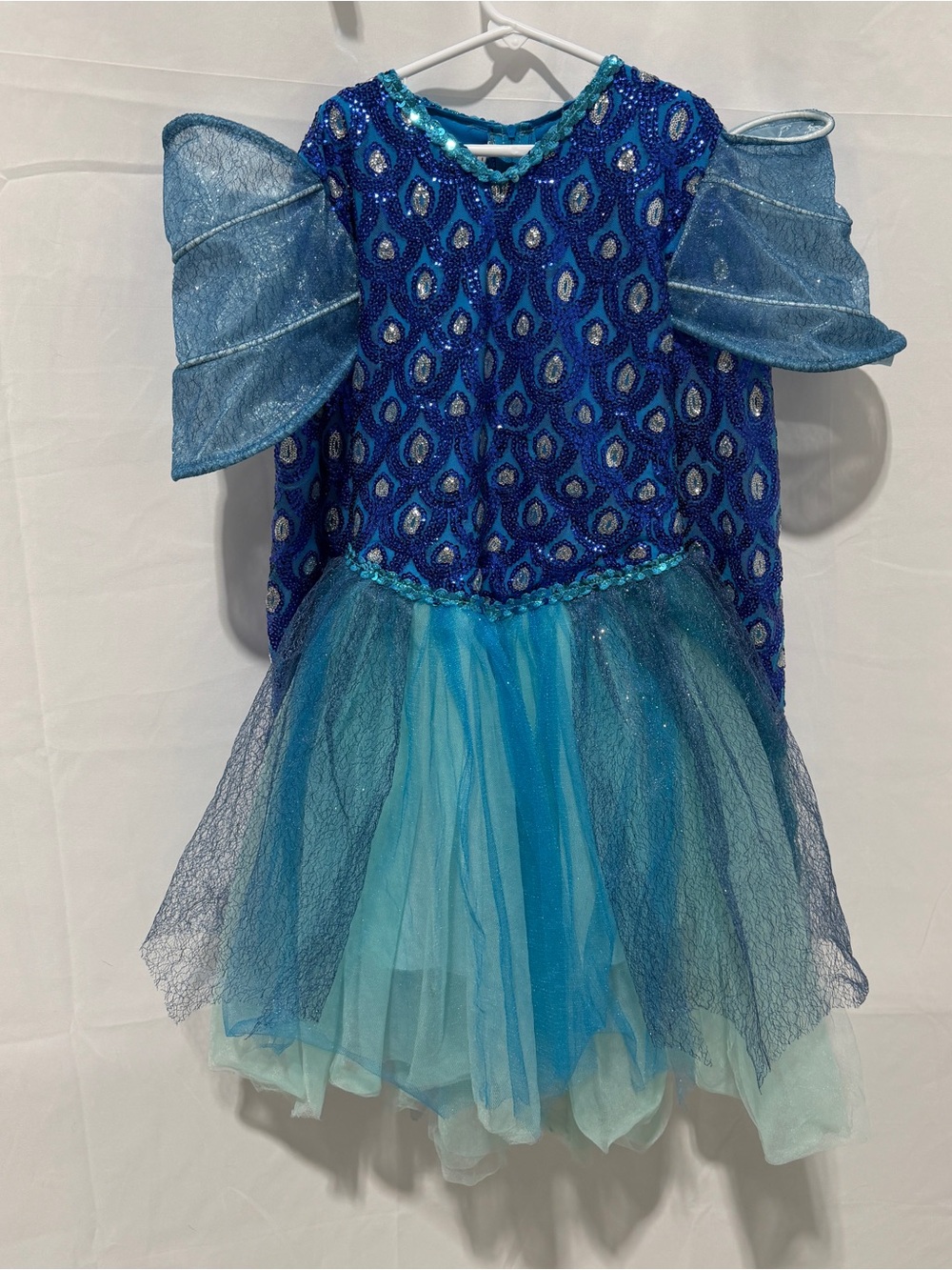Chasing Fireflies Wishcraft Sequin Fish Costume, Size 10
